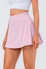 High Waist Pleated Active Skirt - Ladyez