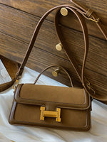 Golden Buckle Crossbody Bag