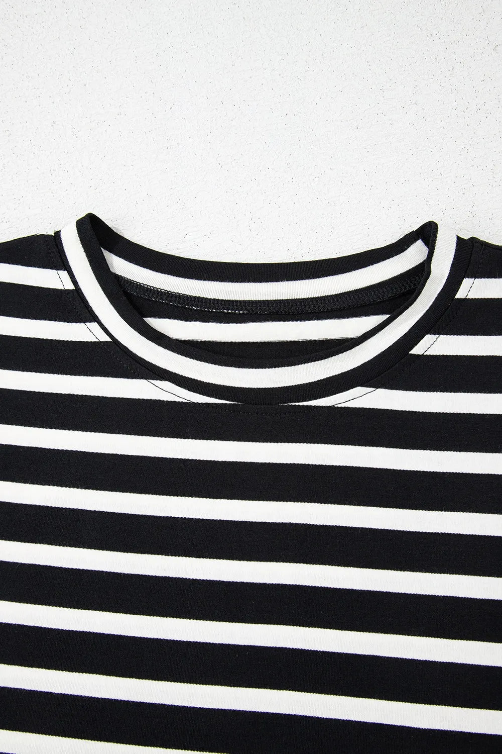 Striped Short Sleeve Top and Shorts Set