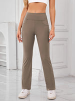 Lovelet High Waist Active Pants with Pockets - Ladyez