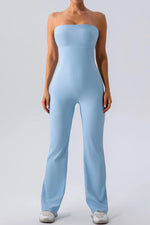Sleeveless Straight Active Jumpsuit - Ladyez