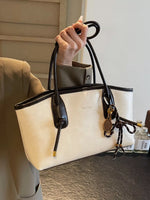 Two-Tone Shoulder Bag