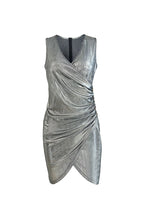 Surplice Sleeveless Bodycon Mini Dress - Ladyez