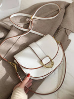Buckle Flap Crossbody Bag