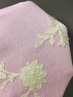 Floral Embroidered Button Down Shirt