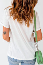 Sequined Lucky St.Patricks Day T-Shirt