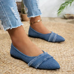 Point Toe Flats Slip-Ons
