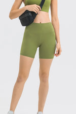 Millennia High Waist Training Shorts - Ladyez