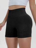 High Waist Active Shorts - Ladyez