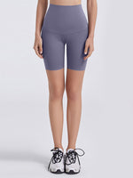 Wide Waistband Sports Shorts - Ladyez
