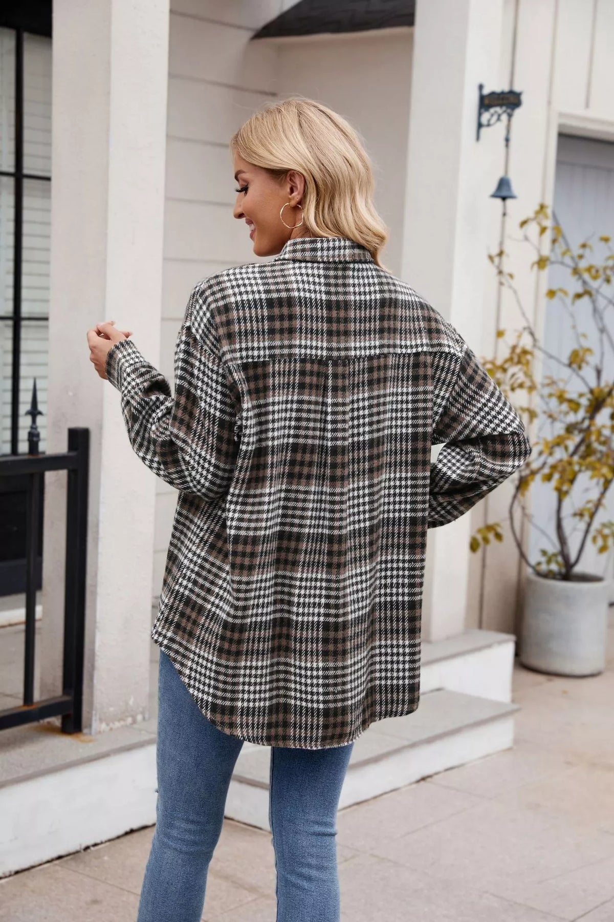 Casual Plaid Long Sleeve Shirt
