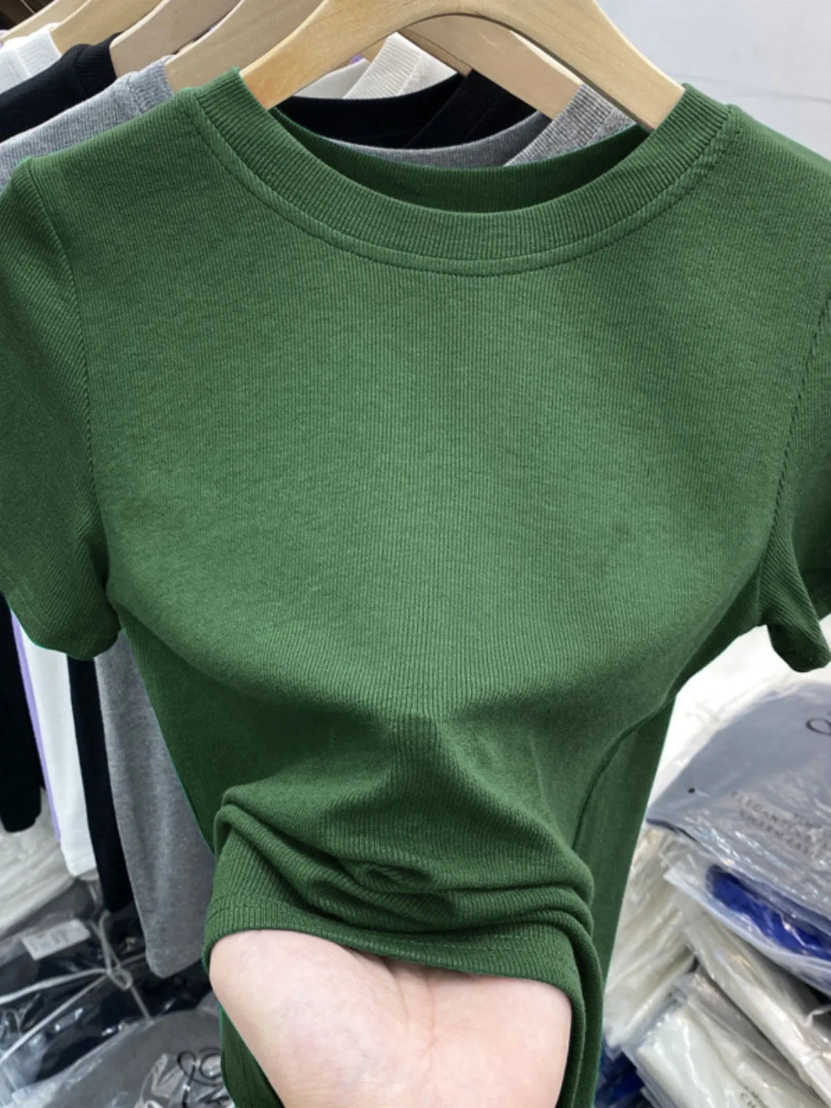 Crew Neck Short Sleeve T-Shirt