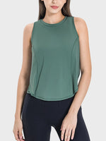 Millennia Round Neck Active Tank - Ladyez