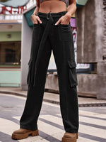 Cargo Wide Leg Jeans - Ladyez