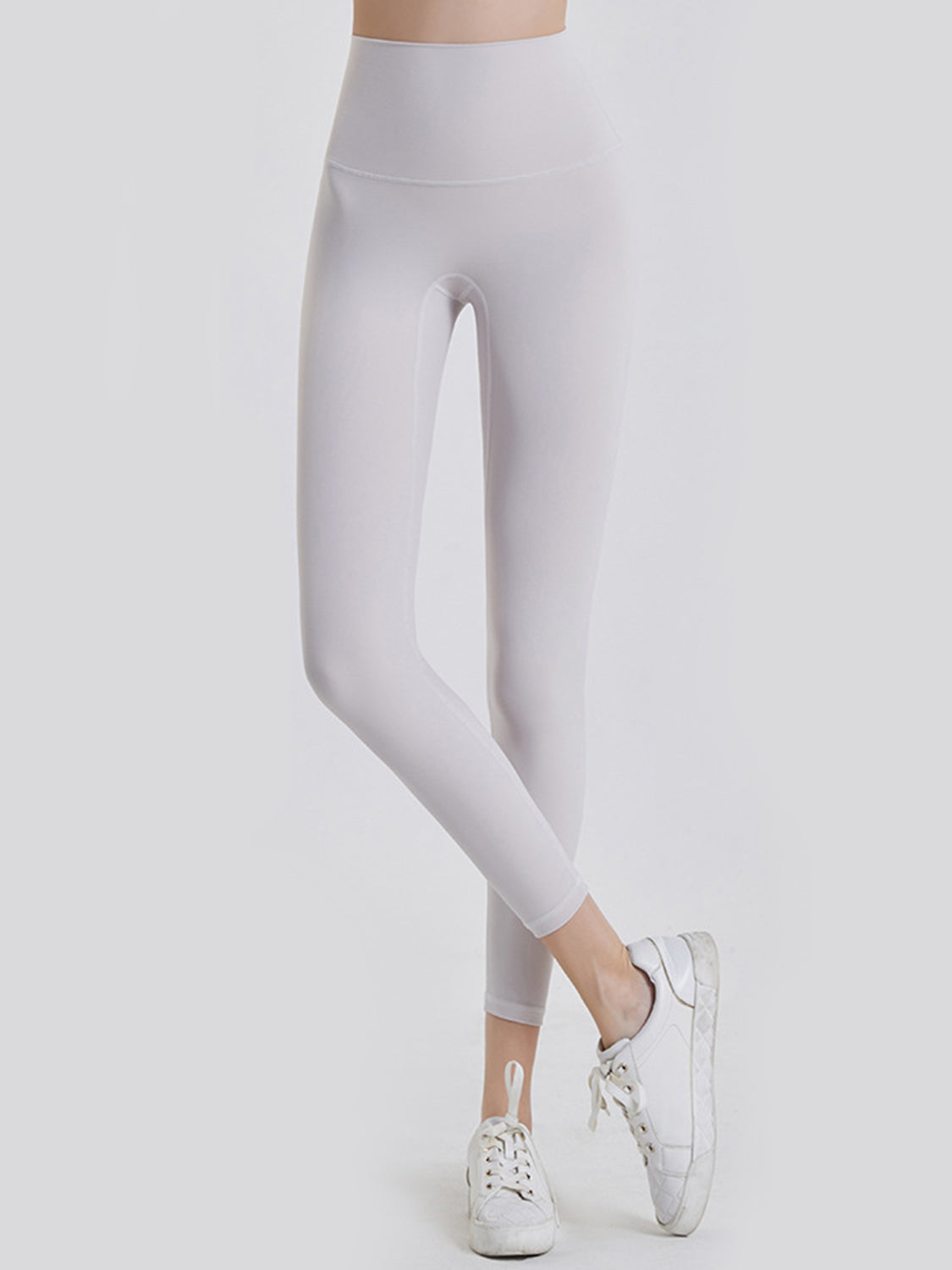 Wide Waistband Sports Leggings - Ladyez