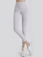 Wide Waistband Sports Leggings - Ladyez