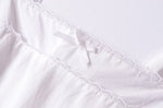 French Retro Lace Bowknot Decoration Square Collar Vest Dress Cami Dress Summer Slim Fit A Line Dress Women