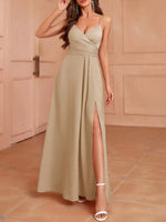 Slit Spaghetti Strap Maxi Dress
