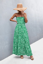 Strapless Split Maxi Dress - Ladyez