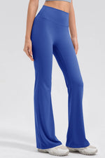 High Waist Straight Active Pants - Ladyez