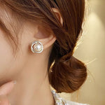 Pearl Stud Earrings