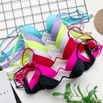 Sexy V-bar Underwired Bra Cup Thong Bikini 2025 Women Swimwear Female Swimsuit Two-pieces Bikini Set High Cut Bathing Suit Swim