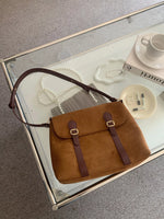 Adjustable Strap Buckle Crossbody Bag