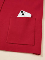 Collared Button Front Wrapped Cardigan