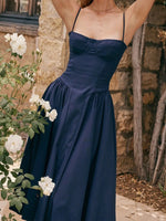 Sweetheart Neck Midi Cami Dress
