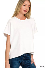 Zenana Cotton Slub Oversized Tee