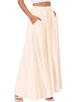 A-Line Maxi Skirt with Pockets