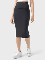 Millennia Slit Wrap Active Skirt - Ladyez