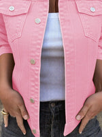Button Front Closure Denim Jacket