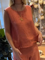 Full Size Round Neck Tank and Pants Set Plus Size