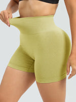 High Waist Active Shorts - Ladyez