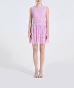 Women Lace Fitted Short Elegant Short Dress