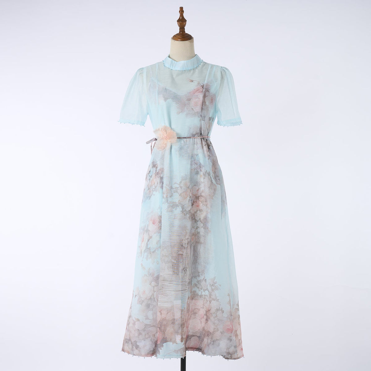 Women Short Sleeved Loose Fitting Dress Set