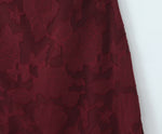 Off Shoulder Fitted Waist Backless Lace up Strap Dress Women Retro Elegant Jacquard French Maxi Dress