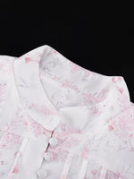 Floral Print Layered Ruffle Dress