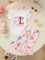 Children's My 1st Easter Top and Pants Set with Headband