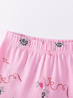Children's Ruffled Hem Top and Capris Pants Set