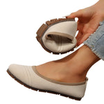 Mesh Round Toe Flat Slip-Ons