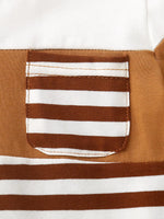 Children's Striped T-shirt and Shorts Set