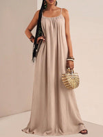 Spaghetti Strap Flowy Maxi Dress