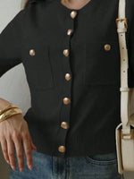 Button-Down Short Sleeve Cardigan