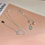 925 Sterling Silver Y-Shaped Drop Necklace