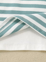 Children's Striped T-shirt and Shorts Set