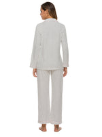 Collared Neck Loungewear Set with Pocket - Ladyez
