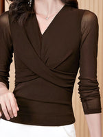 Twisted Front Long Sleeve Top