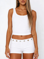 Wide Strap Tank and Shorts Set